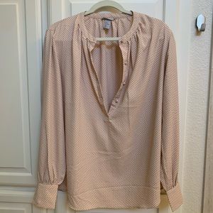 H&M flowy polka-dot blouse